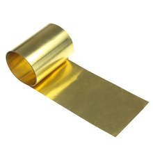 东莞现货H65黄铜箔H65黄铜片五金冲压连接片0.2mm半硬黄铜箔
