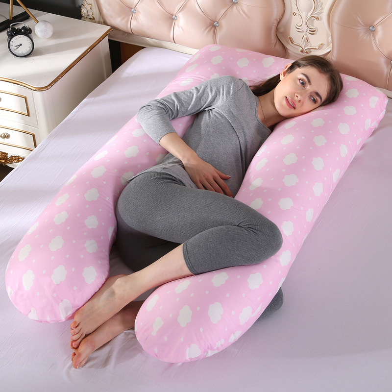 Soporte de cintura transfronteriza lado dormir en forma de U almohada apoyo del vientre almohada de enfermería Tmall Amazon suministro directo almohada de maternidad