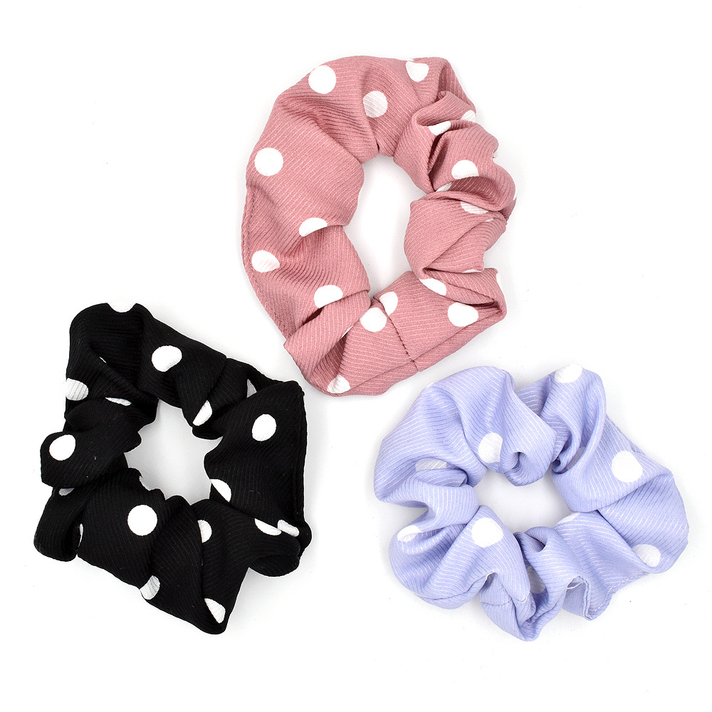 New Classic Polka Dot Hair Scrunchies display picture 6