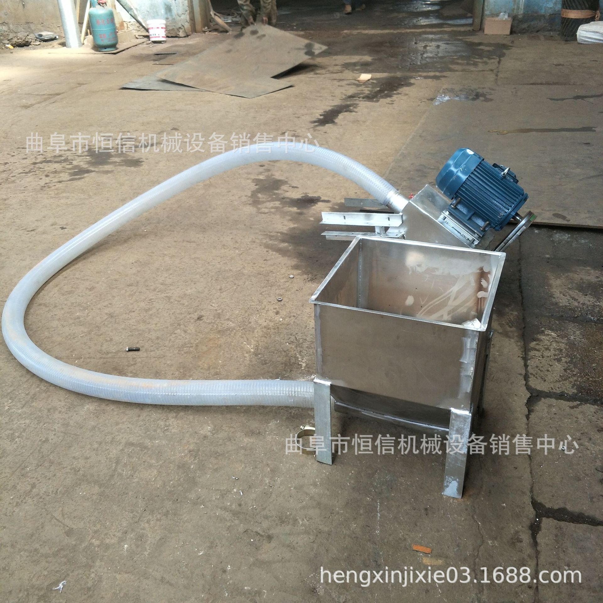 可移动式五谷杂粮装车民用吸粮机 电动式粉料颗粒悬挂式输送机