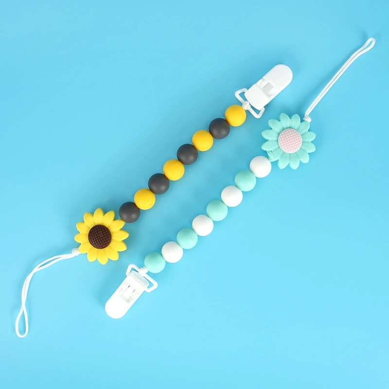 Children's silicone pacifier, beaded bracelet for training, toy, creative accessory