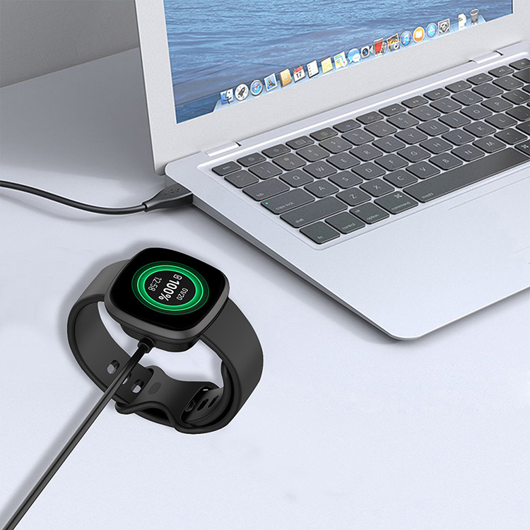 Compatible with Fitbit Versa 4/3 magnetic charging cable for smartwatch sense 2/1 charger dock Specification drawing