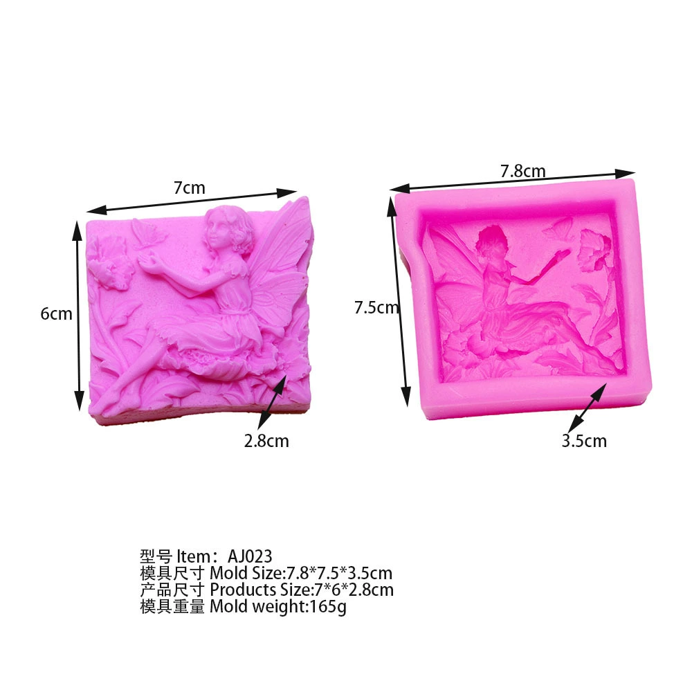 Fairy silicone mold, handmade soap, soap mold