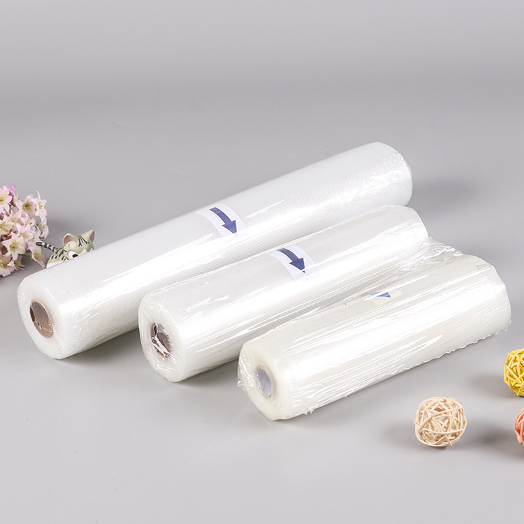 厂家批发复合食品大米抽真空袋卷袋透明纹路真空包装食品袋包装袋