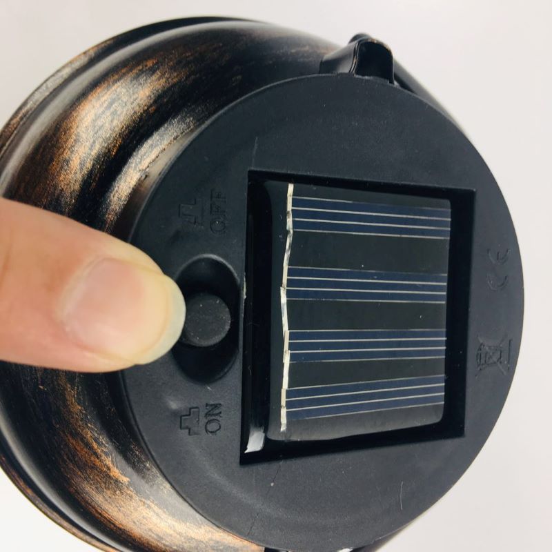 跨境专供铁艺投影灯笼腐刻板太阳能花朵户外防水桌灯提手花园装饰