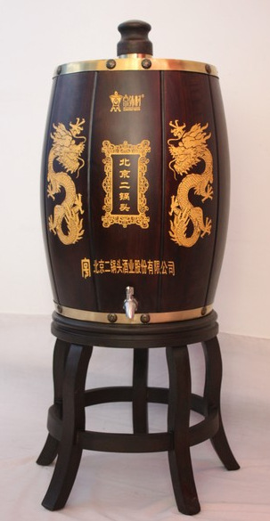 不銹鋼內膽實木酒桶50L價格580元.jpg