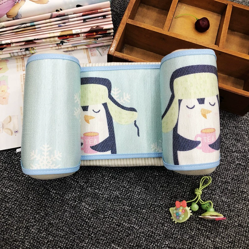 Детская Подушка Xingyun для формирования фигуры ребенка, наволочка из ледяного шелка, детская подушка для новорожденных, антиотклоняемая подушка для формирования головы, крутая подушка двойного назначения