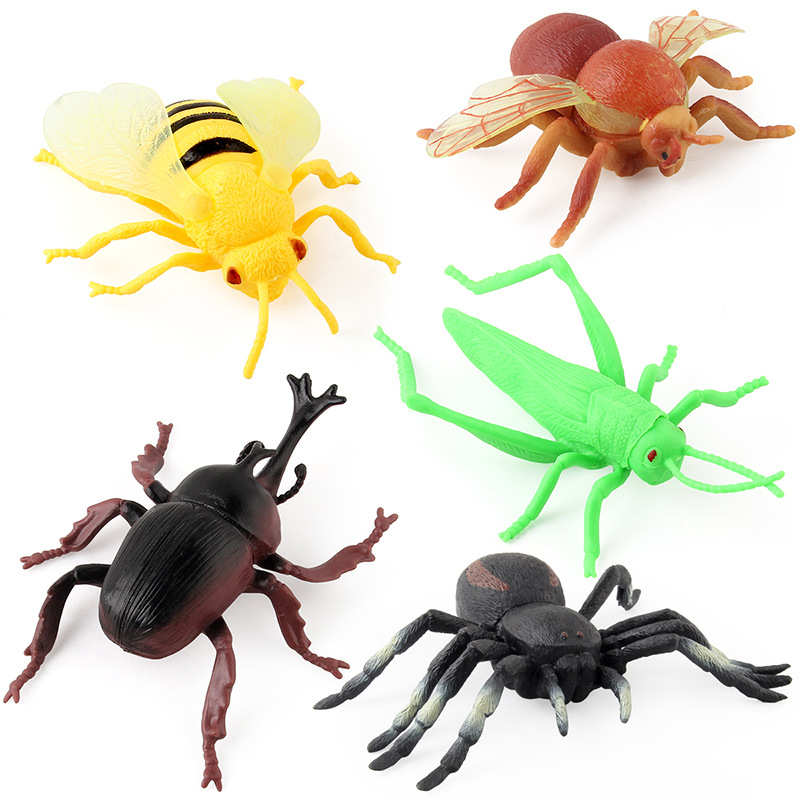 Transfronterizo nuevo BB llamado insecto Araña Rana modelo de reptil mesa de arena escena Ciencia y Educación cognitiva modelo animal