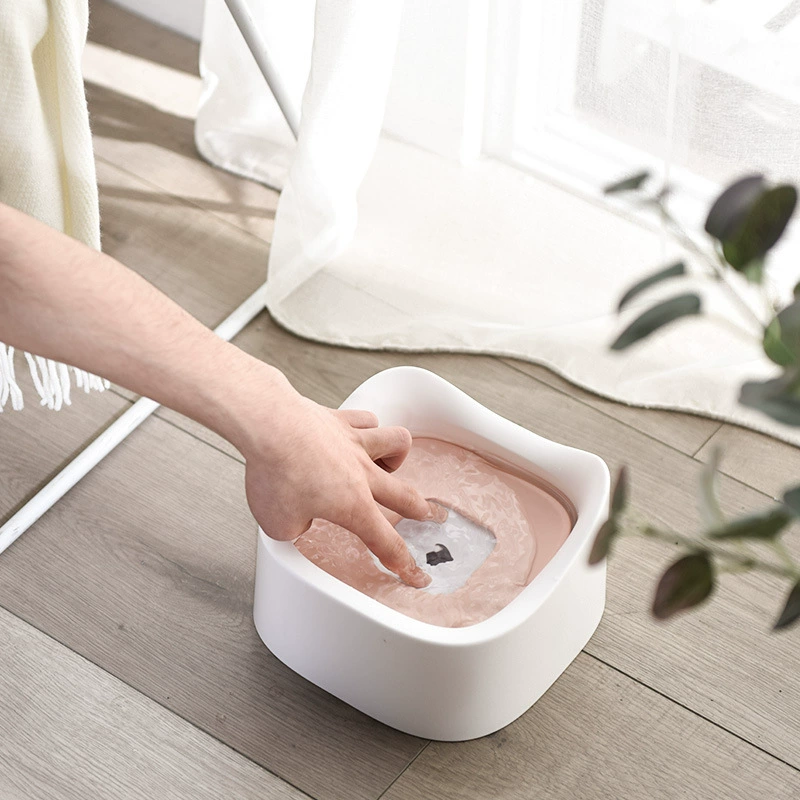 Креативная пластиковая подвесная миска для воды, защищенная от брызг, не мокрый рот, плавающая миска, подвесная поилка, Антидетонационная миска для кошек