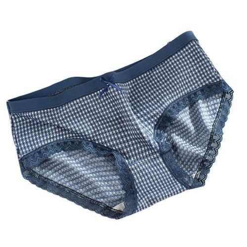 New Color Cotton Lace Antibacterial Underwear Girls Modal Girls Cute Mid-waist Briefs Factory Wholesale