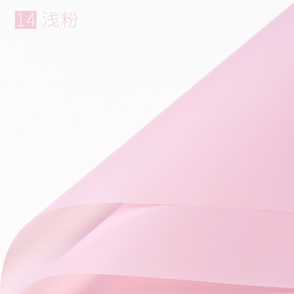 Flower Party Factory al por mayor papel mate de color sólido translúcido papel de embalaje de flores papel de embalaje de flores floristería papel de material de embalaje