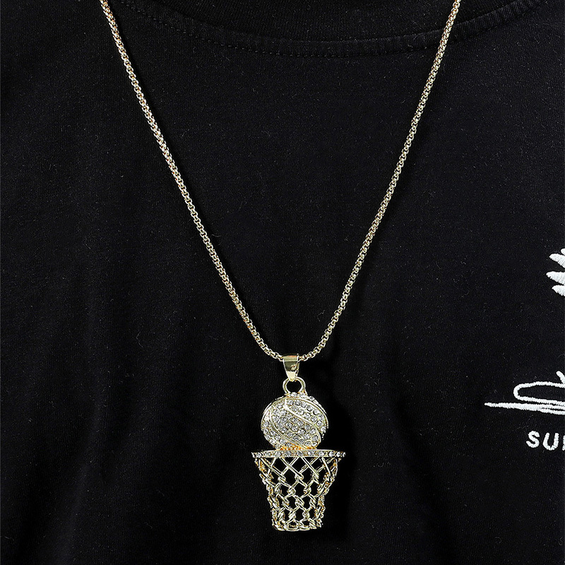 Nihaojewelry Style Hiphop Boîte De Basket-ball Collier Bijoux En Gros display picture 5