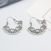 Ethnic accessory, retro metal earrings, European style, boho style, ethnic style, wholesale
