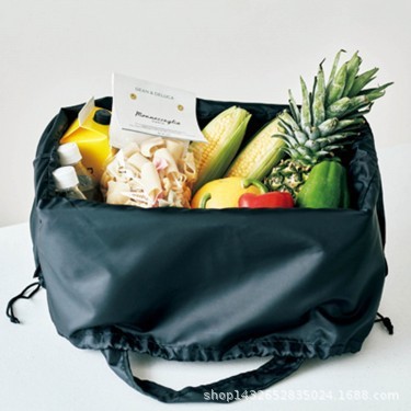 Japanese Magazine DEAN & DELUCA Large Capacity Foldable Portable Shopping Bag Water Bottle Insulation Cover Set of 2