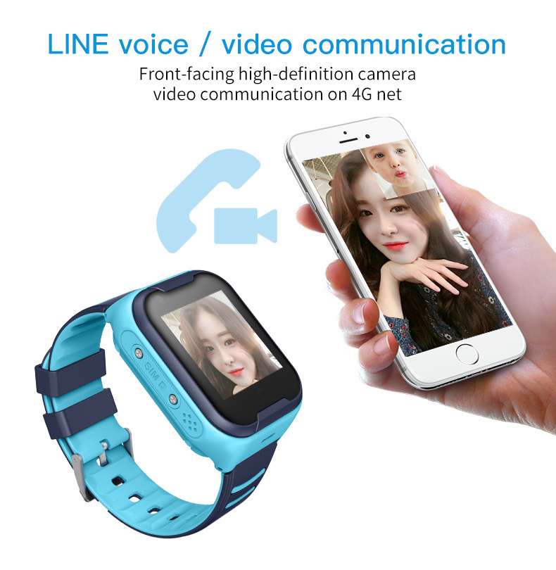 The 4G version of the cross-border smart watch exclusively for students and children supports video calls, full network compatibility, AI payment and positioning Item Picture