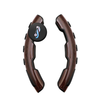 Steering wheel booster steering wheel booster ball multifunctional - steering-wheel-booster-carbon-fiber-peach-wood-color-one-pair