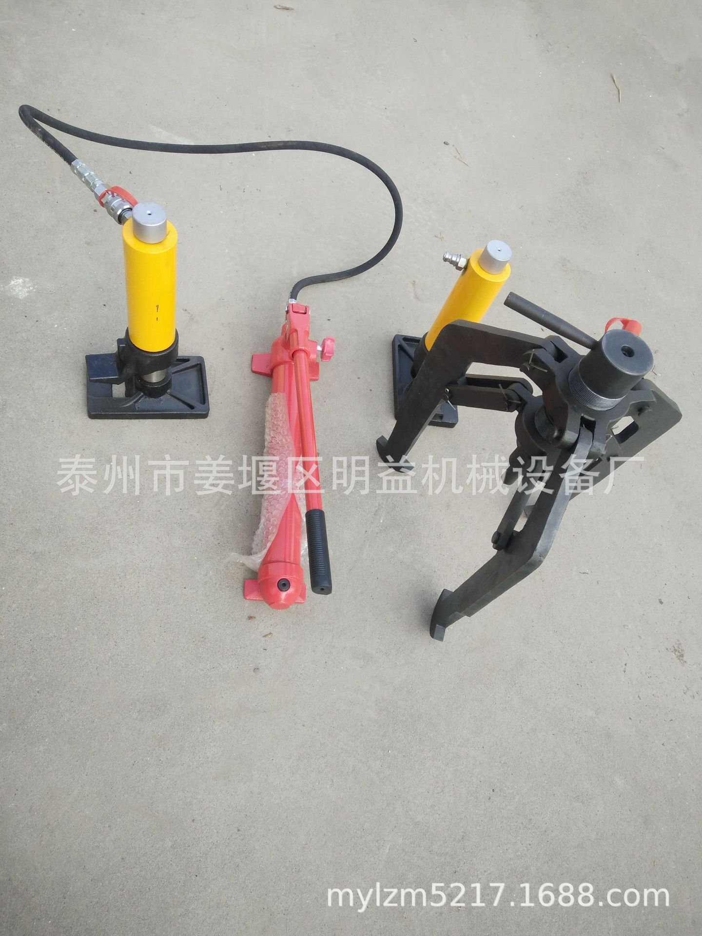 FYQ-5T、10T、20T分离式液压起顶机  手动液压起顶机 三爪拉模