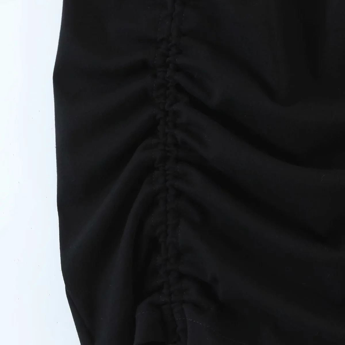 Sexy Drawstring Short Bottoming Shirt High Waist Skirt Suit NSAC14949