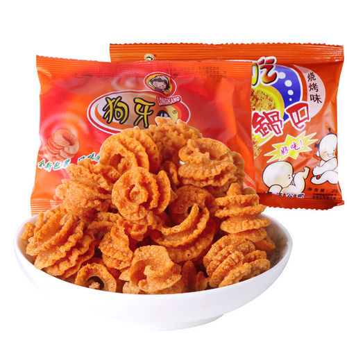 Dogtooth Crispy Pizza Roll, Childhood Snack Crispy Roll, BBQ Flavor, Multi-Flavor Mixed Pack Food Wholesale