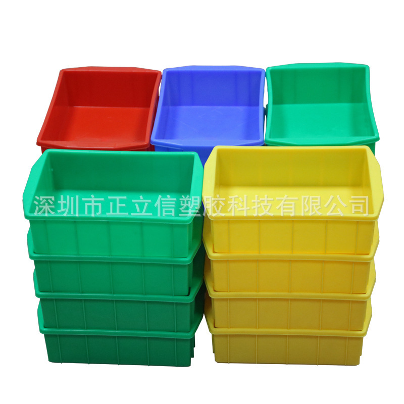 周转箱 物流仓库货运塑料收纳胶箱 零件箱小号仓库物流转运箱