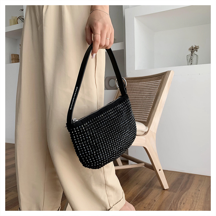 New Fashion Single Shoulder Fashion Diamond-studded Underarm Bag Wholesale display picture 19