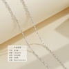 捷信 Jewelry, necklace for St. Valentine's Day, wholesale, silver 999 sample, light luxury style, Birthday gift