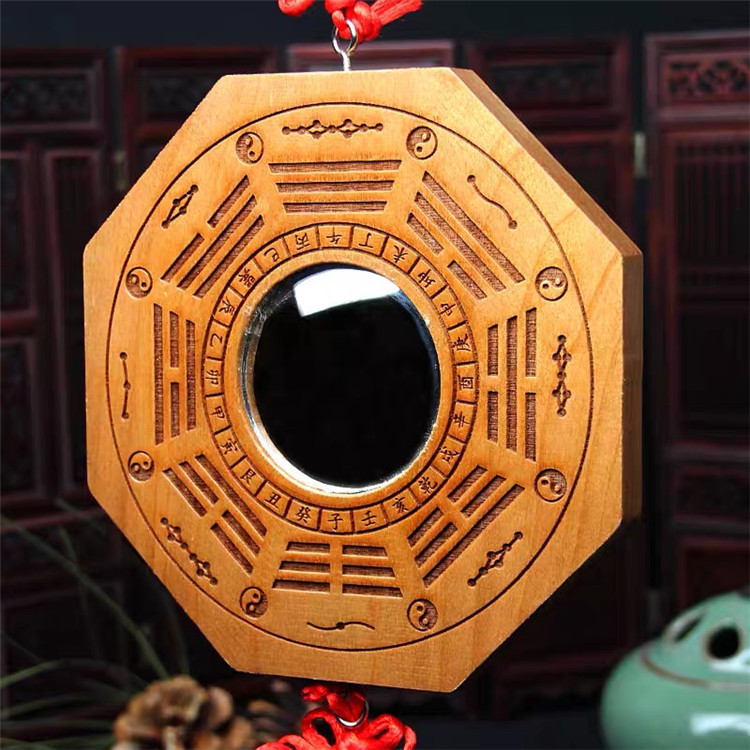 風水羅盤 風水盤 十二支八卦鏡牌 太極 十二方位 風水鏡水 開運 守護