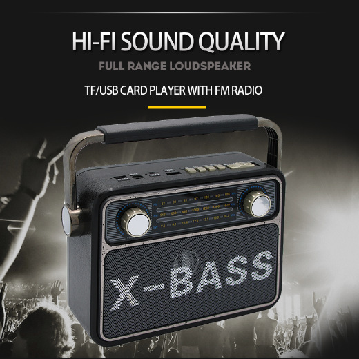 European and American retro radio, desktop for the elderly, old-fashioned card-inserting Bluetooth speaker, remote control FM medium wave and short wave broadcasting detail image 5