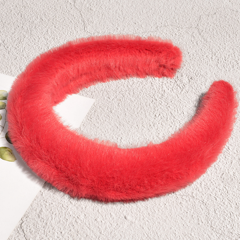 Plush Wide Edge Thickening Headband display picture 7