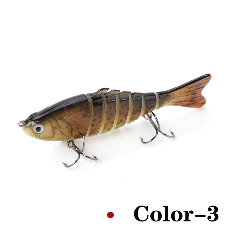 Sinking Water Jointed Lure 100mm/15g Hard Plastic Swimming Baits 6 Jointed Fishing Tackle