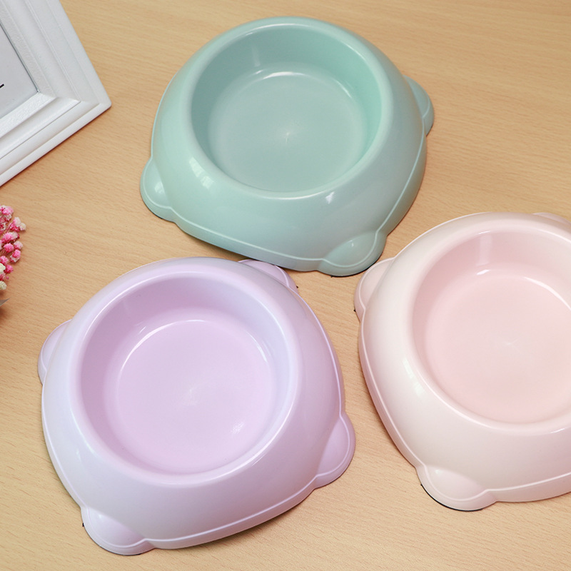 Customized large-capacity cat bowl cat and dog pet food bowl protection cervical spine pet pp cat food bowl pet feeder 2