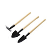 Mini Gardening Three -piece Garden Small Iron Shovel Digging Garden Art Seed Flower Planting Tool Set Set