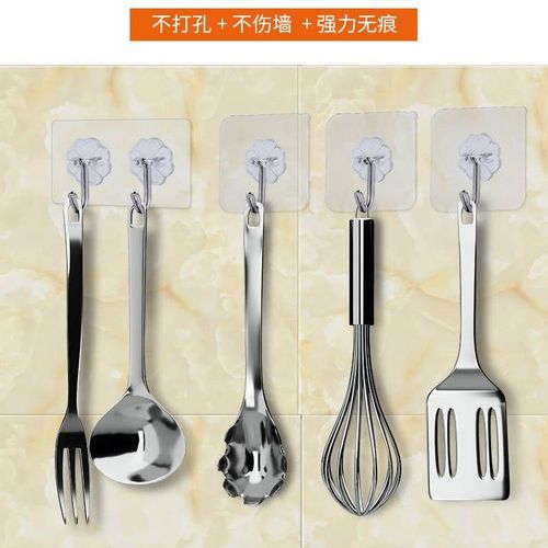 Factory Direct Sale Transparent Kitchen Traceless Plastic Traceless Waterproof Hooks Bathroom No Nailing Adhesive Hooks Hooks Dropshipping