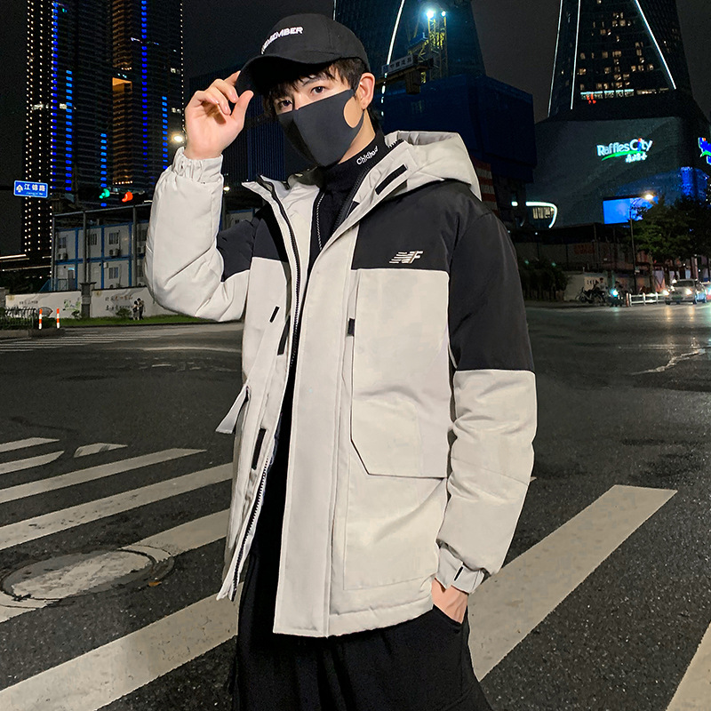 2020 new pattern Down Jackets man Mid length version thickening keep warm Hooded coat outdoors quality goods Duck Winter clothes