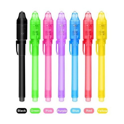 pen Crush Pen Diary LED Tonglu Blue Procryptic light Invisible Ink sign optometry Fluorescent pen