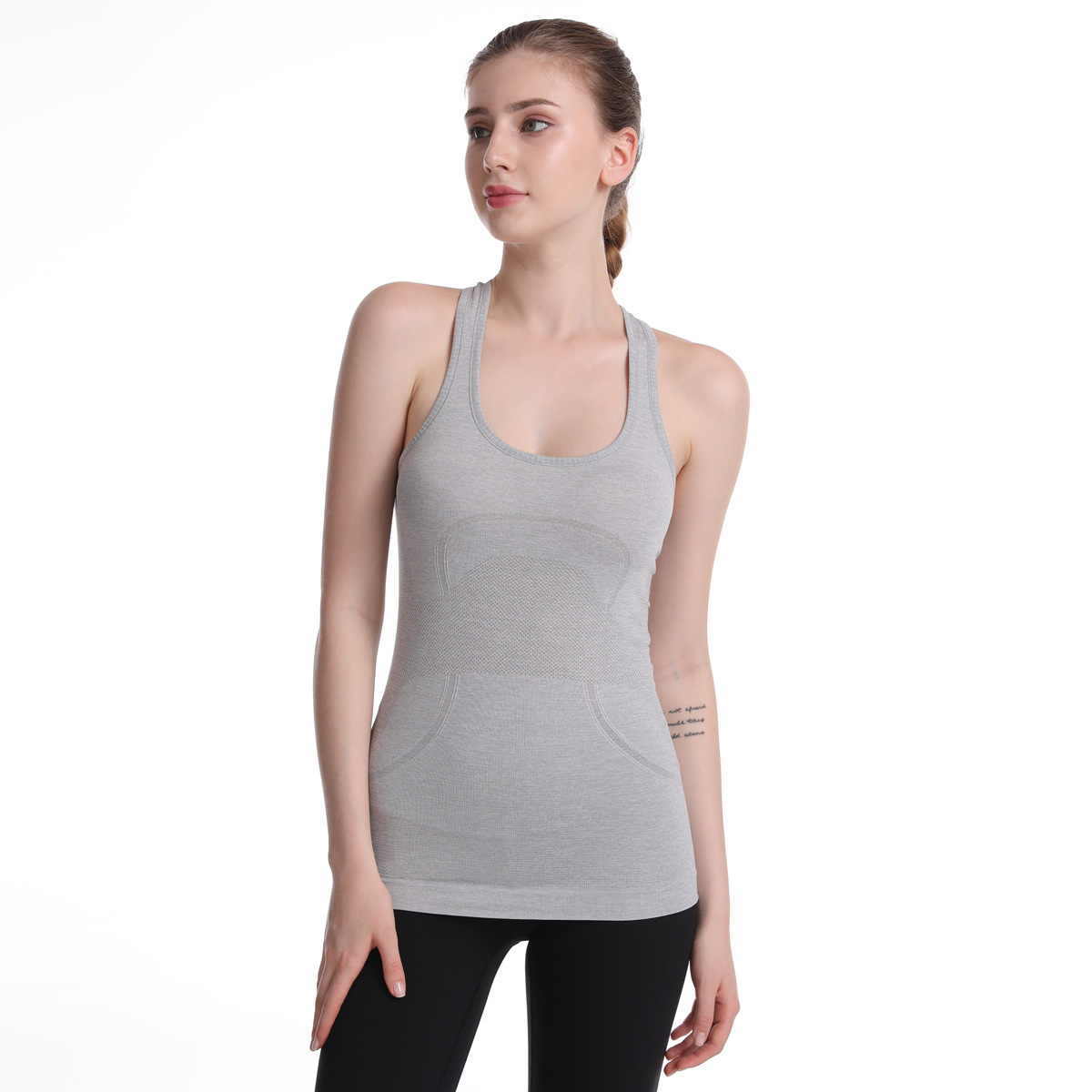 seamless beauty back breathable camisole quick-drying sports top  NSNS11007