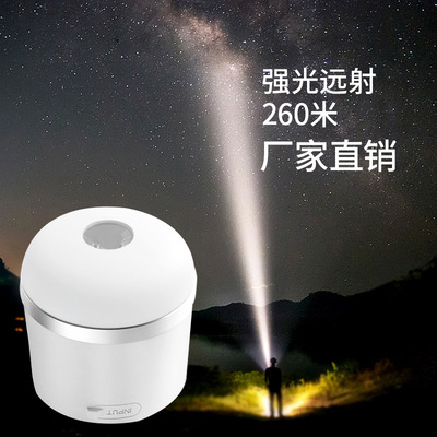 厂家直销远射强光手电筒led充电高亮防水多功能户外露营帐篷马灯|ms