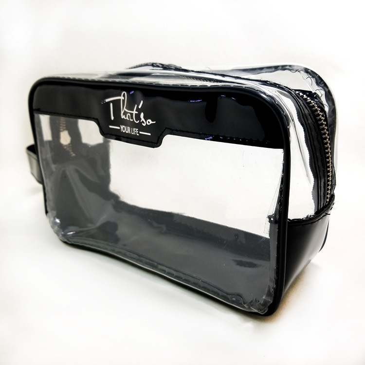 厂家供应pvc自封拉链袋 pvc购物收纳日用品多用包装 可按需制造