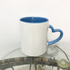 Heat Subtraction Cup Zibo manufacturer produces hot transfer coating to the color ceramic cup with the colorful ceramic cup