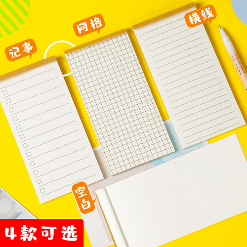 Tearable note pad, small notebook, portable daily planner, carrying task list, pocket notepad