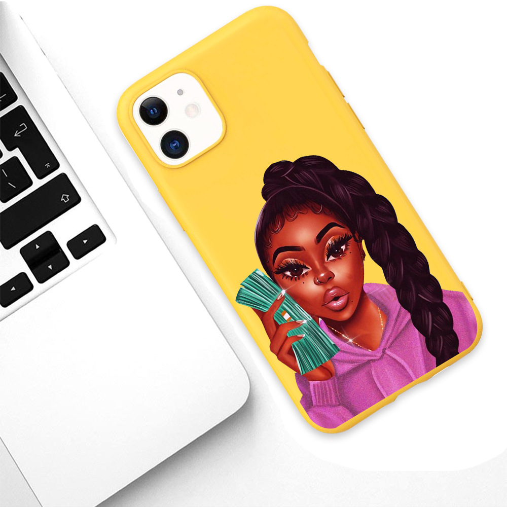 Hand-Painted Girl Phone Case