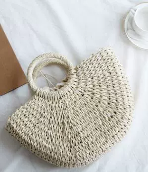  bag Mori retro из бумажной верёвки Yuandou полторы недели сумка тканная ручной работы женская сумка модный травяной сборник