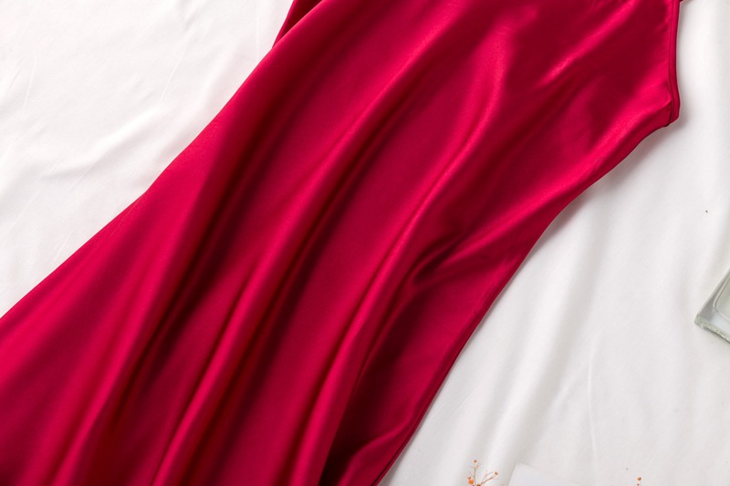 Title 10, Roter Brautjungfern-Bademantel Trägerkleid Haus...