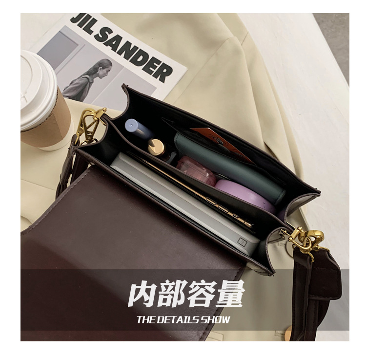 Solid Color Shoulder Bag display picture 20