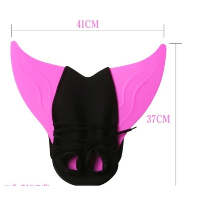 美人鱼脚蹼 单片儿童脚蹼 鲸鱼尾蛙鞋 跨境专供 工厂批发直销