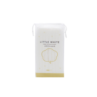 小白生活双面卸妆棉化妆棉压边双面上妆洁面工具