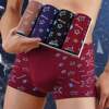 Soft men's underwear Taobao Terrace Print Mid -waist Boys Booth Pants