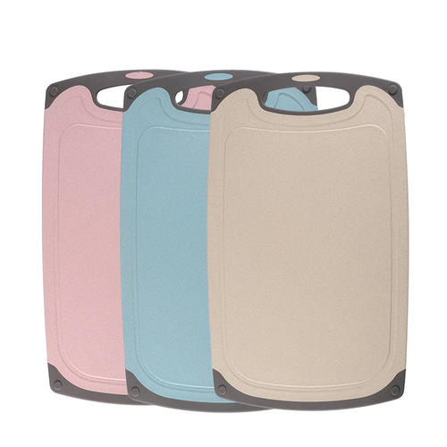 Factory direct sales Nordic style wheat straw plastic cutting board household cutting board kitchen cutting board wholesale