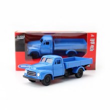 威利合金汽车模型1:36经典1952欧宝闪电运输卡车儿童玩具回力开门