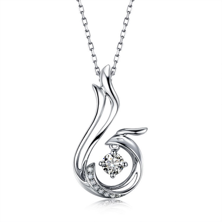 DZ102 Phoenix Gold Global Women's Auspicious Ruyi Pendant Phoenix…